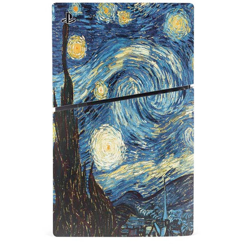 van Gogh - The Starry Night by Van Gogh PS5 Slim Digital Edition Console Skin